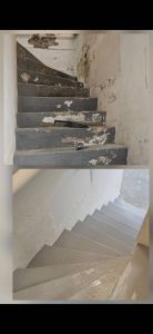 Rénovation de cage d'escalier à SAINT-MAXENT
